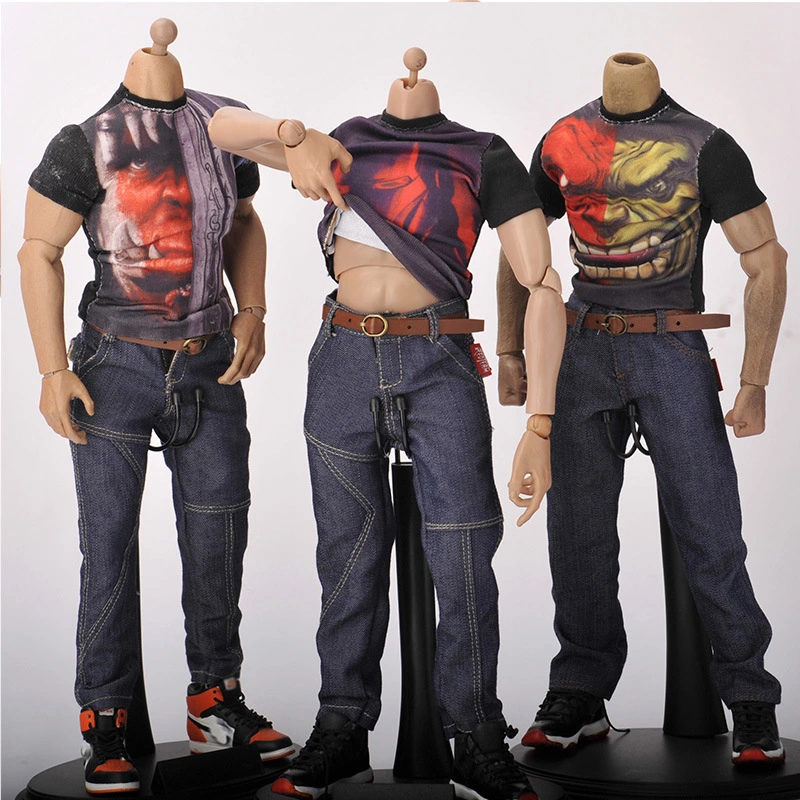 Puppen Jeans Soldier's Toy Kleidung kann Custom Doll Soldier Toy Bekleidung Accessoires