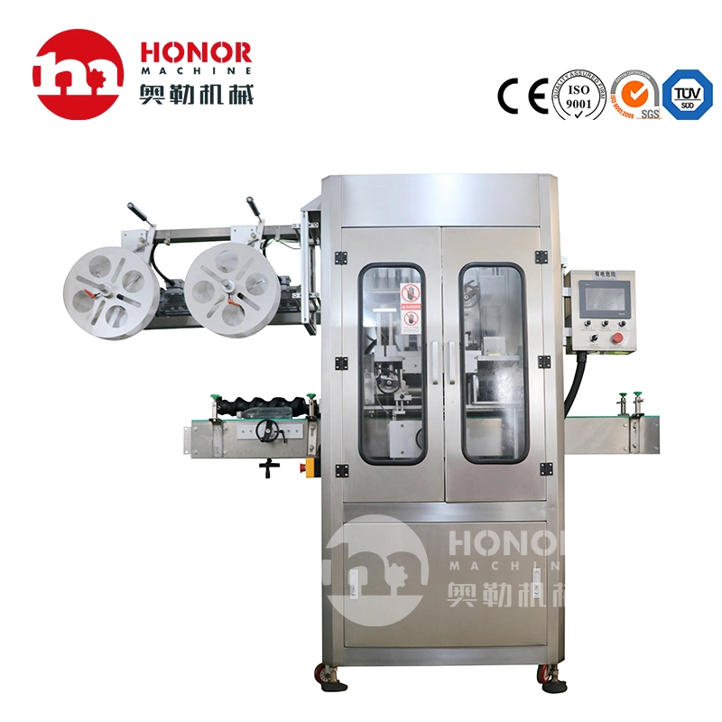 High Efficiency Fully Automatic Round Bottle PVC Film Shrink Sleeve Labeling Equipment