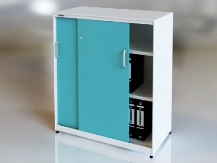 Modern Metal Sliding Door Cabinets for Office School with Lock