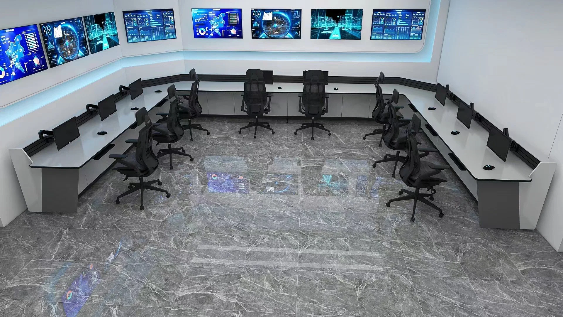 Kesino Commercial Furniture Security Broadcasting Dispatch Command Control Room Console