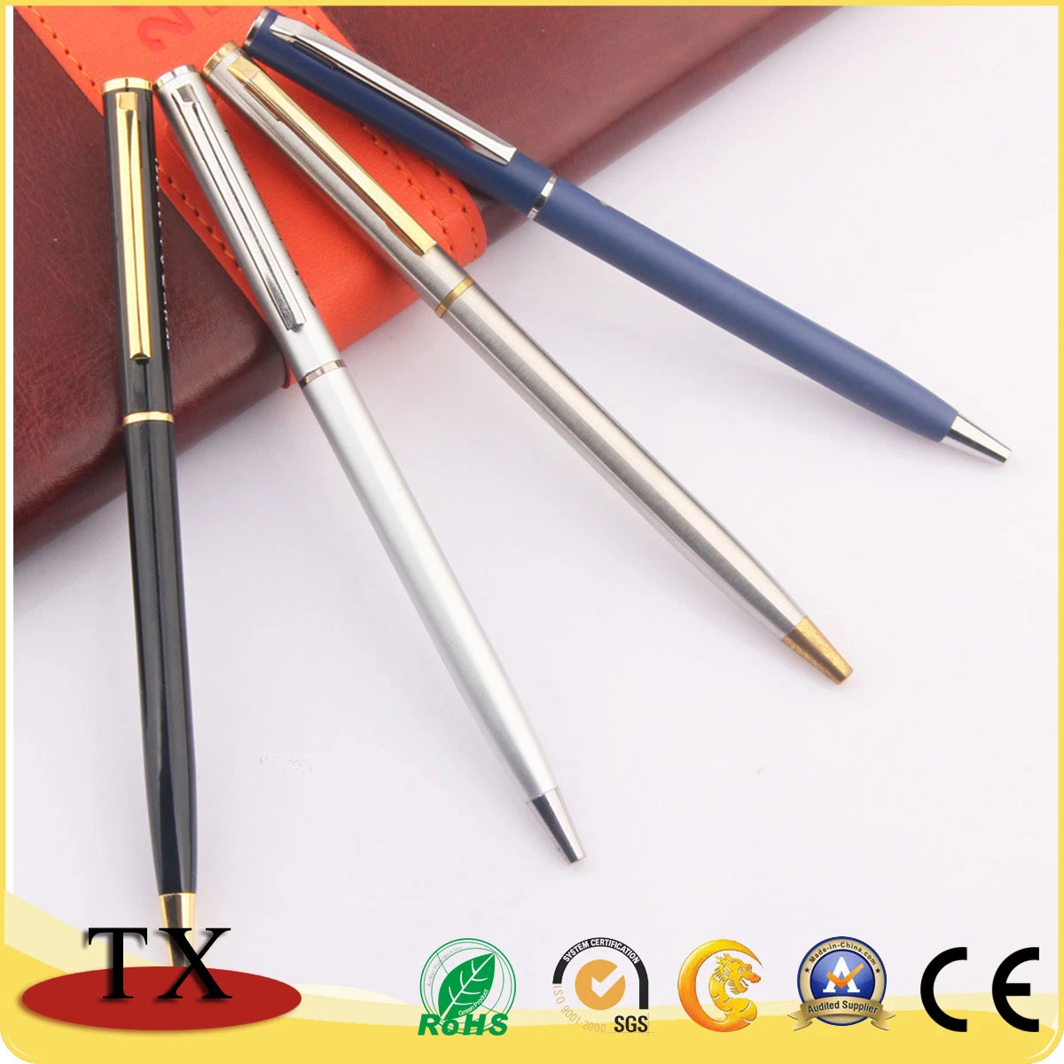 Luxury Good Quality Metal Custom Twist Mechanism Ball Pen for Promotion Gift Pen