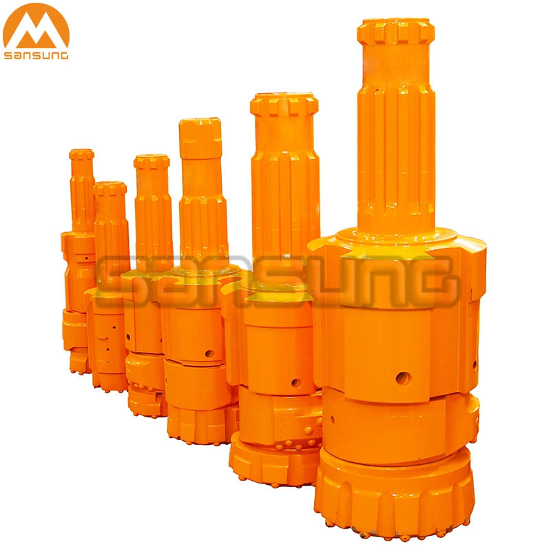 Overburden Casing System Rock Drilling Tools with Pilot Bit, Reamer and Guide Device