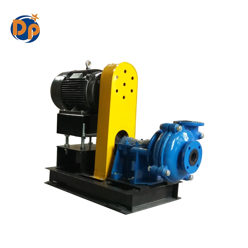 High Pressure Dredging Slurry Rubber Material Horizontal Slurry Pump Belt Drive