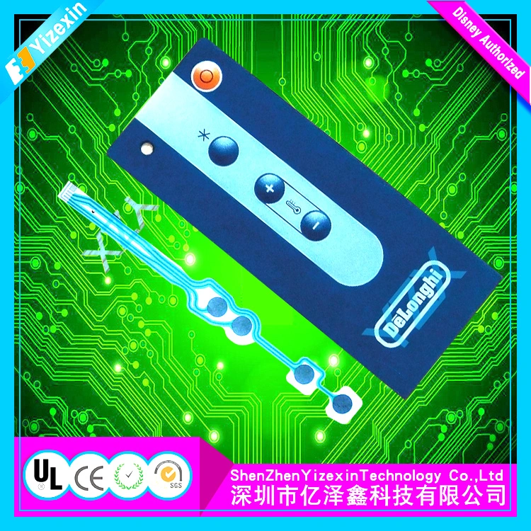 Custom Service Pet Membrane Switch Keyboard for Medical Equipment