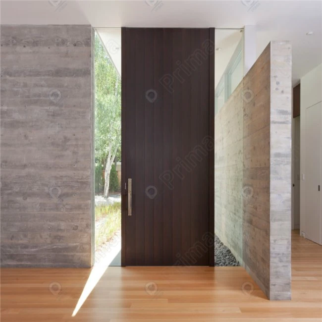 Prima folheado de madeira MDF porta de madeira madeira de nogueira moderno quarto Interior Designs de portas