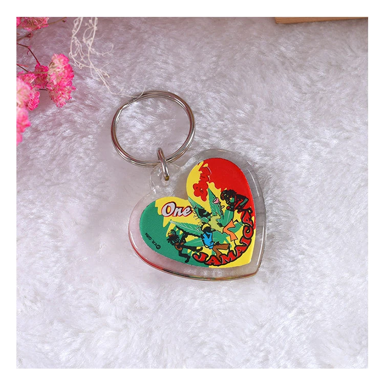 2021 Trending Make Your Own Design Custom Printed Acrylic Keychain/ Custom Printed Acrylic Charms