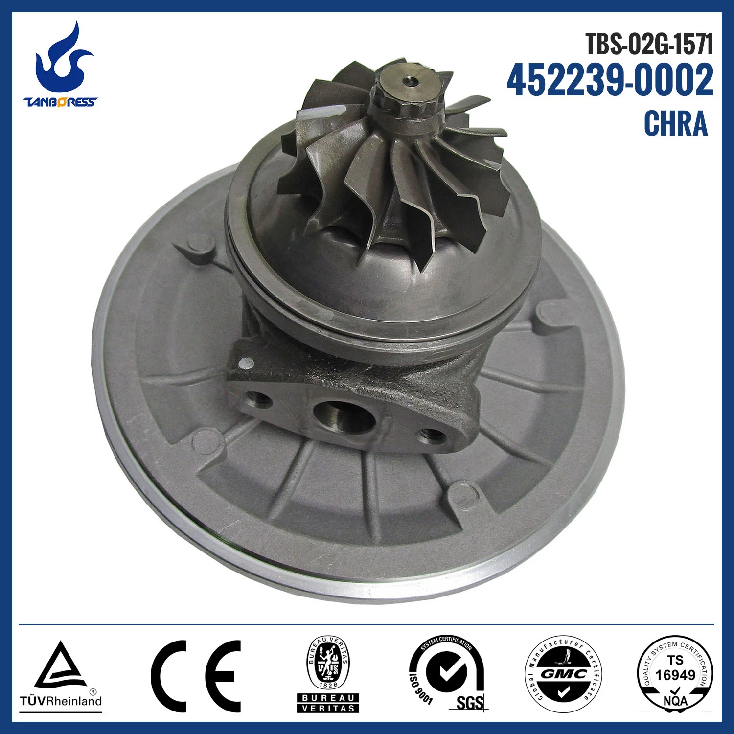 Turbocharger cartridge for Land Rover Defender 2.5 TDI TD5 MDI 525 122 HP 452239-0002 452239-0003 turbo