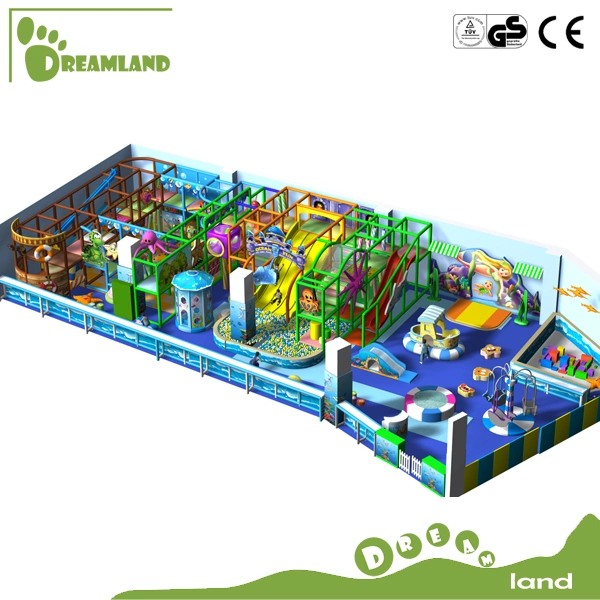 Free Customized Ocean Theme Indoor Amusement Playground Castle Park Exercise Soft Playground