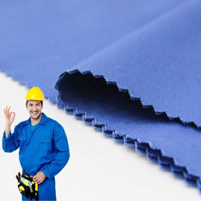 Woven Twill Tc Polycotton Industrial Workwear Polyester/Cotton Textile Fabrics for Clothing Manufacturing Supplier Wholesale/Supplier