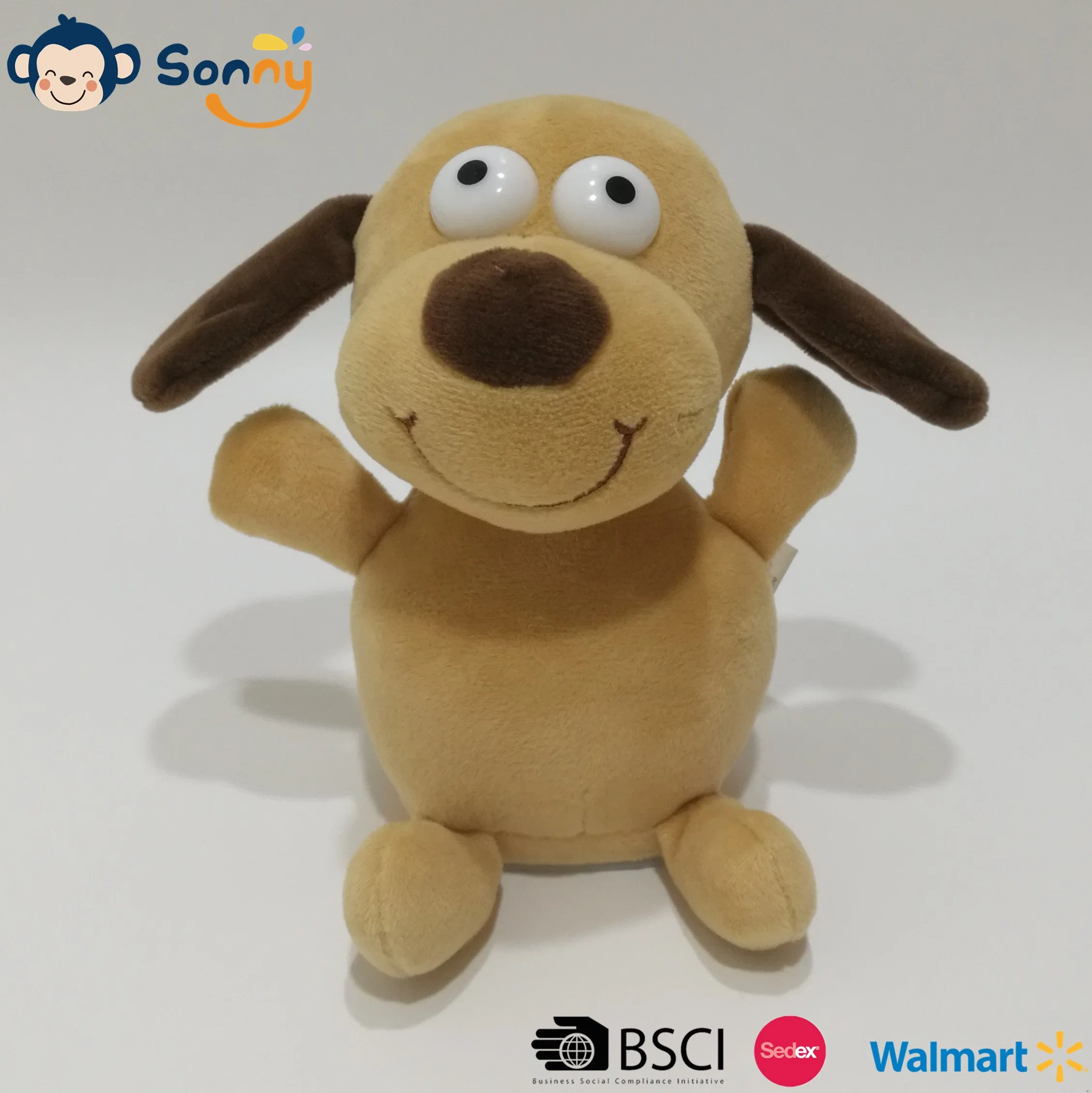 Customer Made Musical Ear Shaking Plush Dog Animal Sound Toy