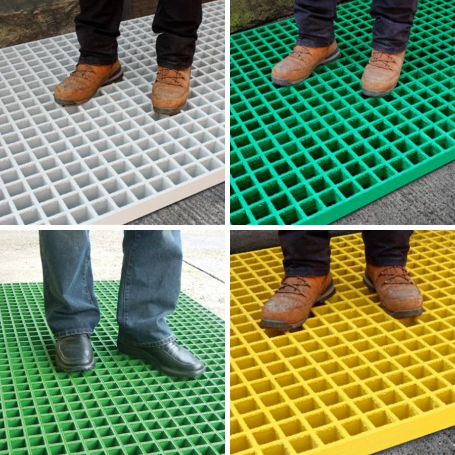 Heavy Duty Fiberglass Grating for Platform Walkway Flooring