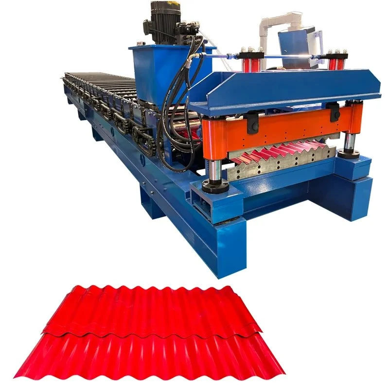 Guide Post Double Glazed Tile Roll Forming Equipment