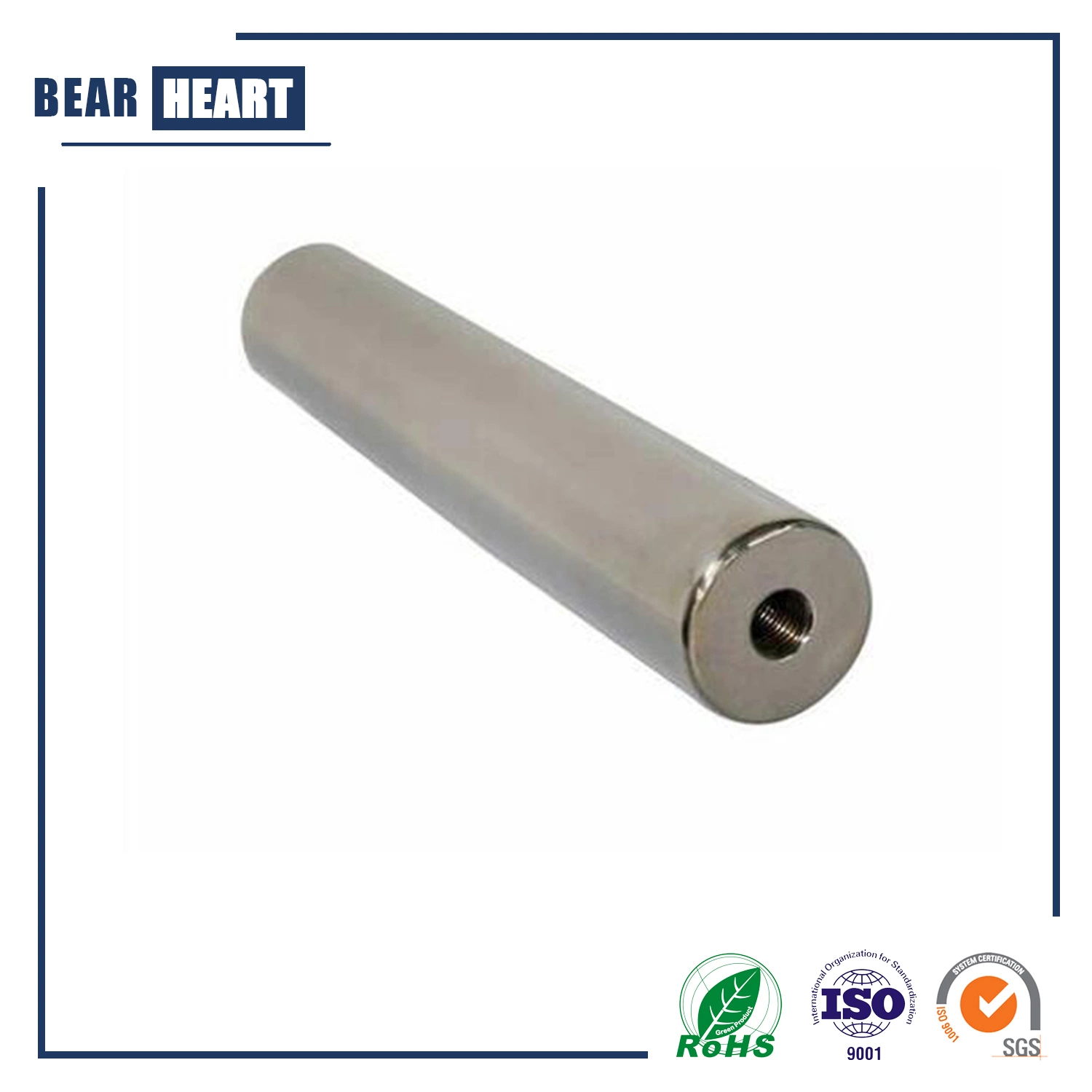 D25*150mm Powerful Magnetic Separator Magnets Stainless Neodymium Magnet Bar with Hole