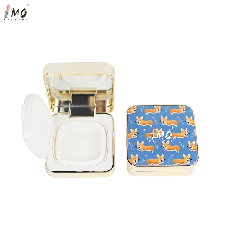 Wholesale/Supplier Factory Hot Sale Cosmetic Packaging Refillable Foundation Square Empty Pressed Compact Powder Case