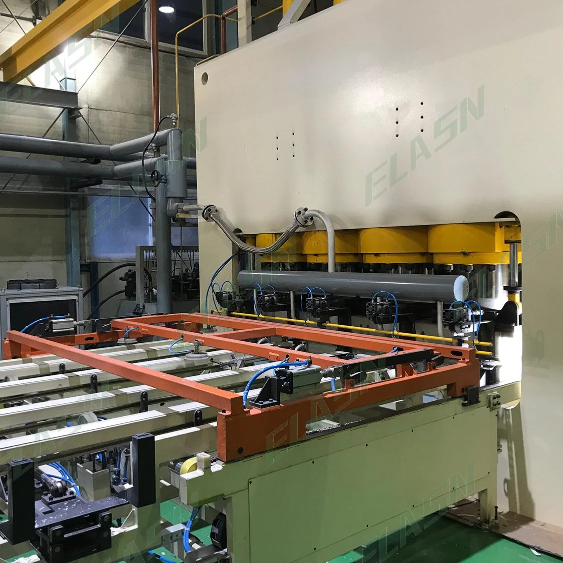 Máquina de hacer placa MDF melamina aglomerado melamina laminado de partículas de papel prensa de la línea de producción
