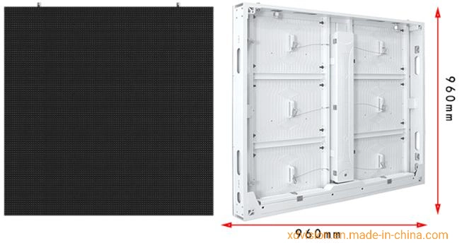 شاشة العرض الخارجية P4-P10 المعروضة في المصنع حائط فيديو كامل الألوان، شاشة إعلان LED، شاشة LED للمراحل، شاشة RGB توفر الطاقة بألوان كاملة