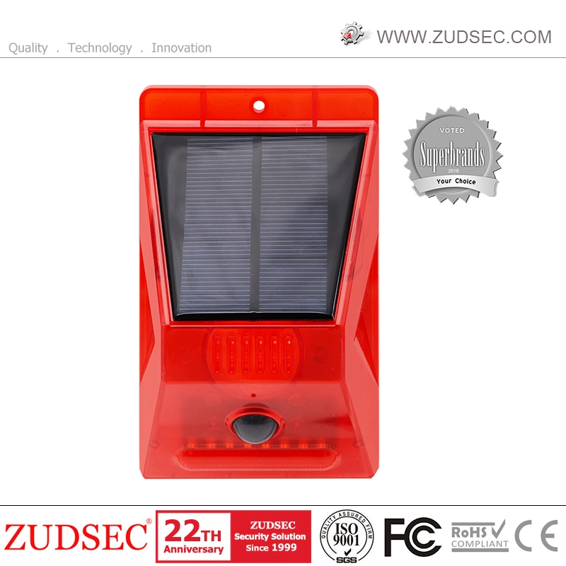 Wireless Anti Theft Outdoor Home Siren Solar Alarm mit Infrarot Bewegungssensor