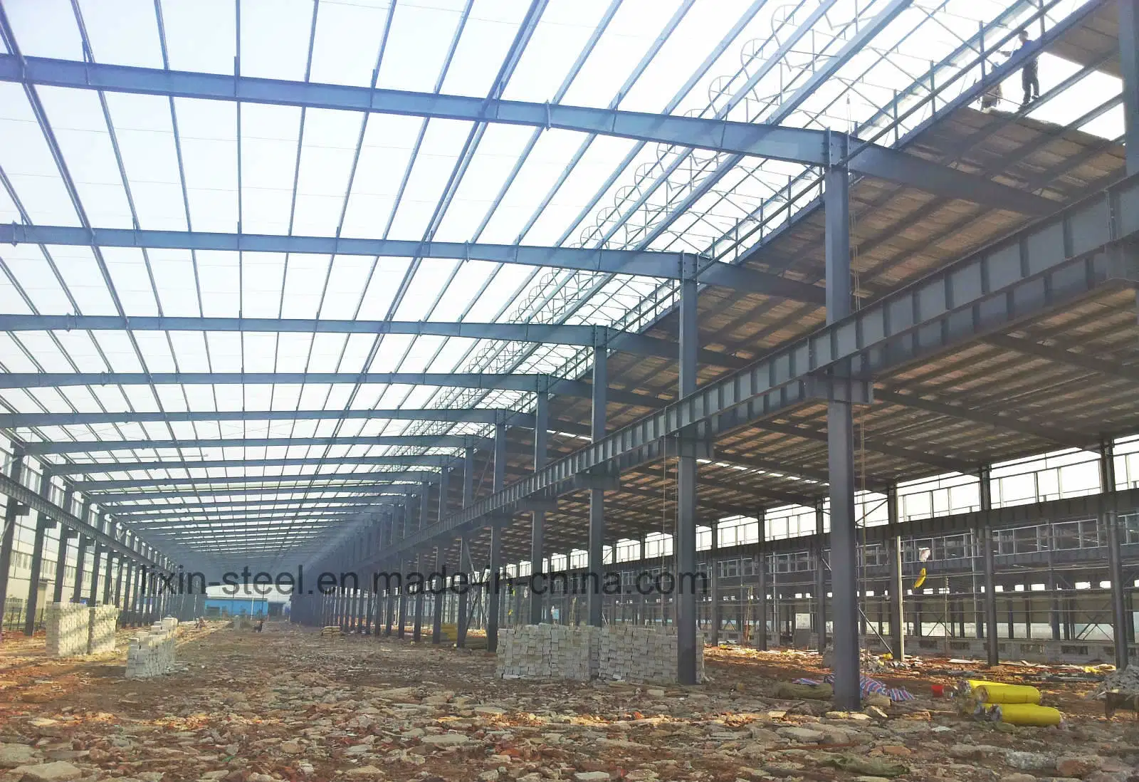Vorgefertigtes Modulares Haus Stahlkonstruktion Rahmen Lager Werkstattgebäude