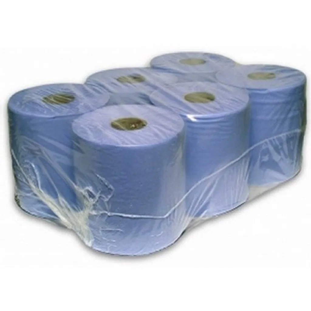 Ulive Wholesale/Supplier 500sheets 1ply Eco-Friendly Virgin Wood Blue Center Pull Towel