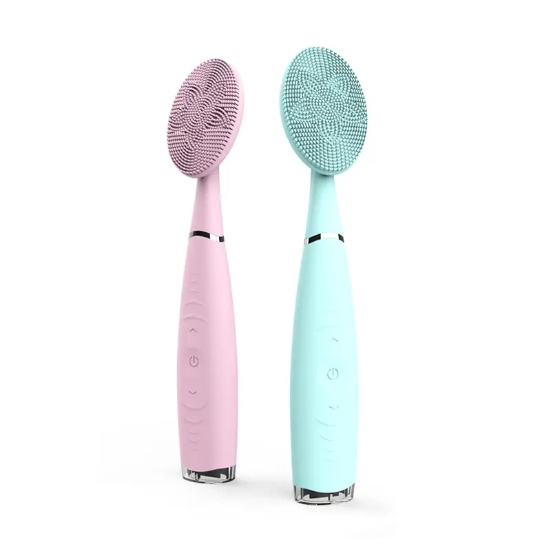 Silicone Facial Cleaning Brush Beauty Cleanser Vibrating Electric Face Clean Tools
