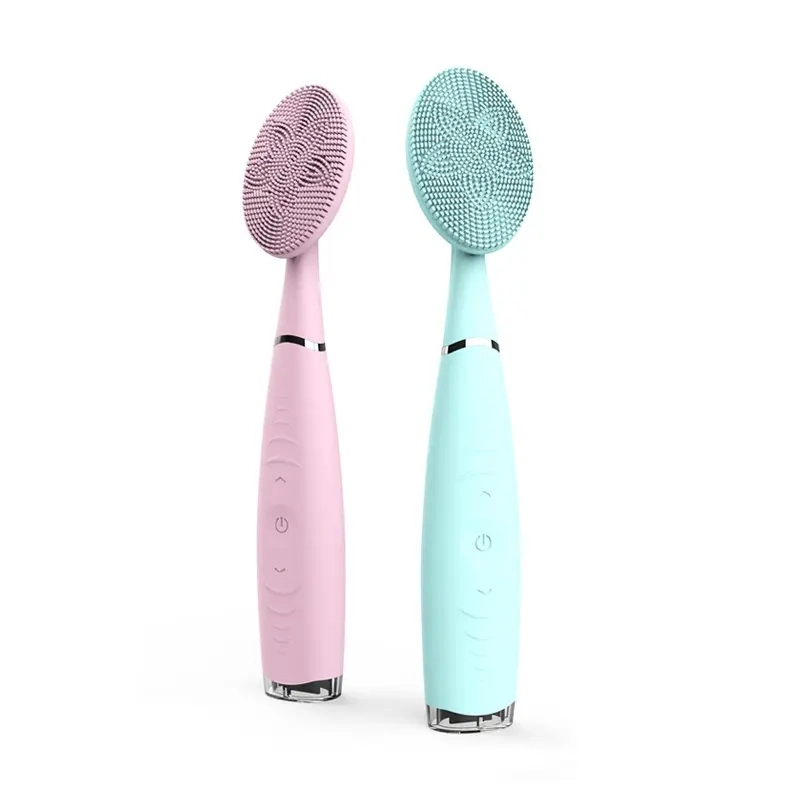 Brosse de nettoyage en silicone pour le visage nettoyant pour le visage électrique vibrant Outils