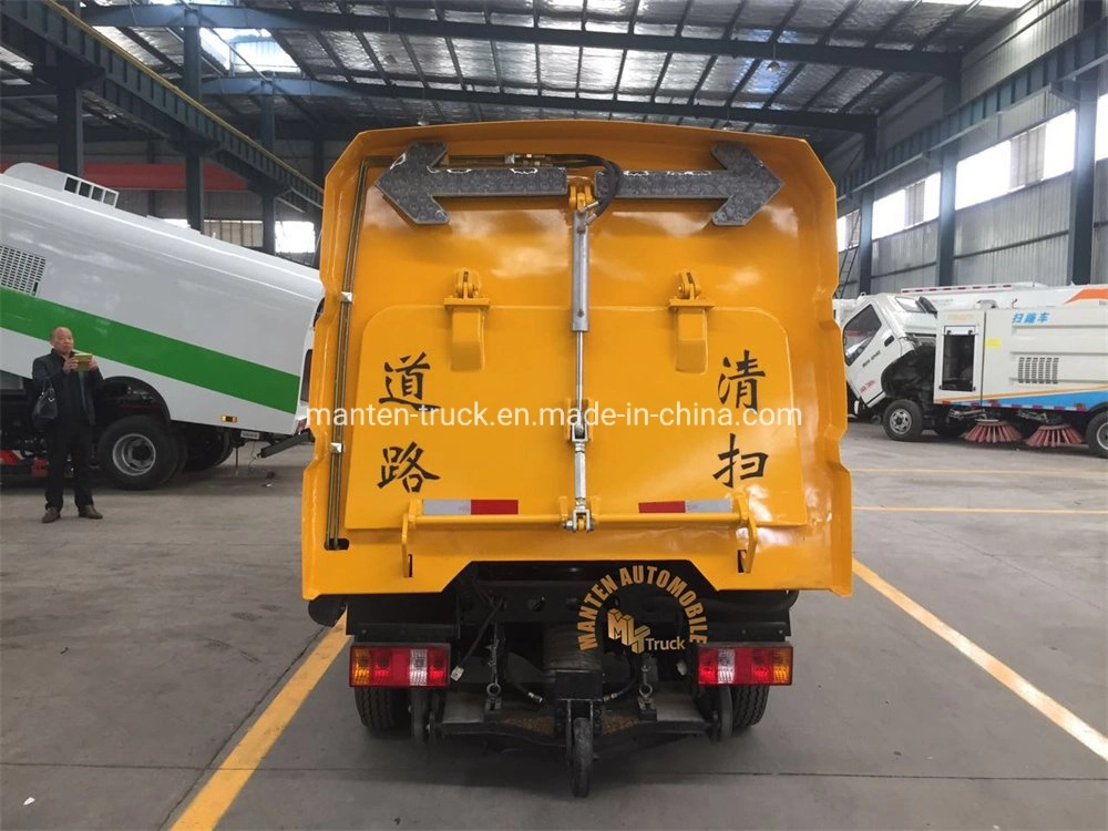 Mini Gasoline 1m3 1 Cubic Meter 1ton 1000 Liters Road Clean Sweep Truck