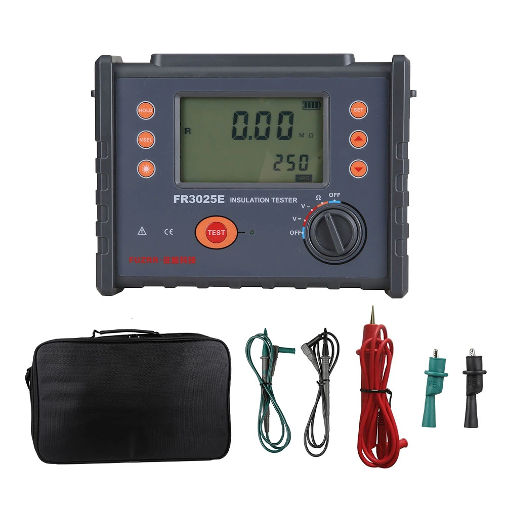 5000V Megohmmeter Digital Insulation Resistance Meter Ohm Tester Ohmmeter