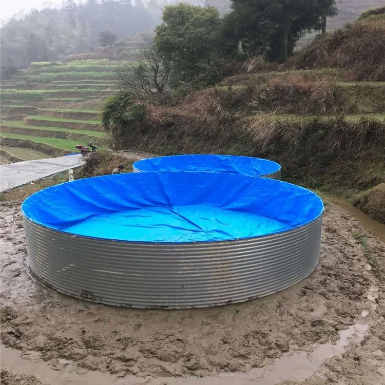 Wellpappe galvanisierter Stahlwassertank große Tanks Bewässerungstanks 1000m3