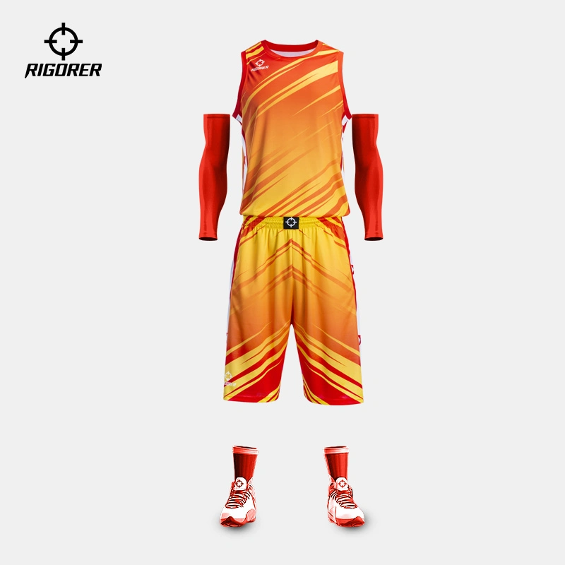 Customized Print Basketball Uniform Sublimation Basketball Jersey Short Sportswear