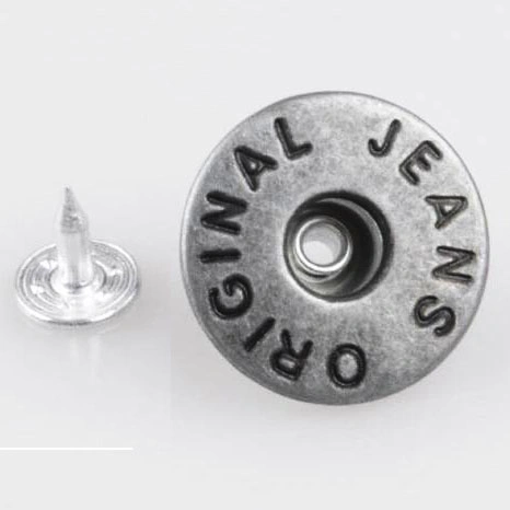 Hans Nickel Free and Eco Friendly Metal Jean Button