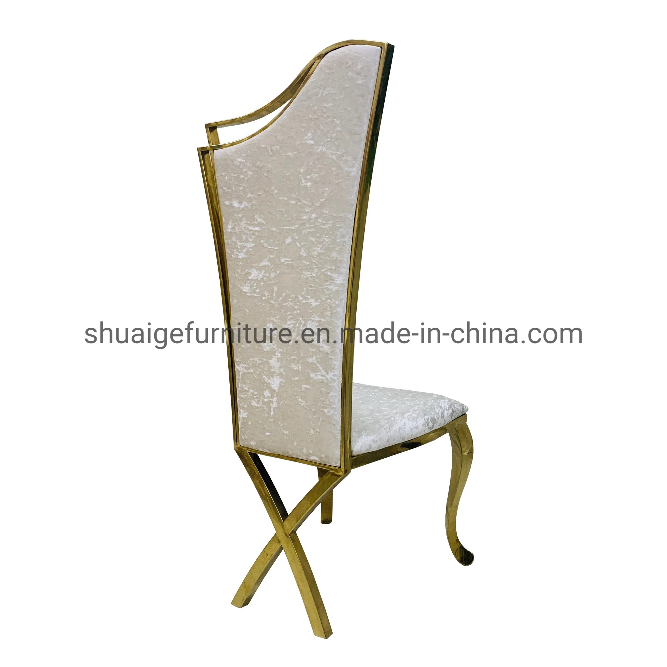 Hot Sale Stainless Steel Gold Chairs for Dining Table