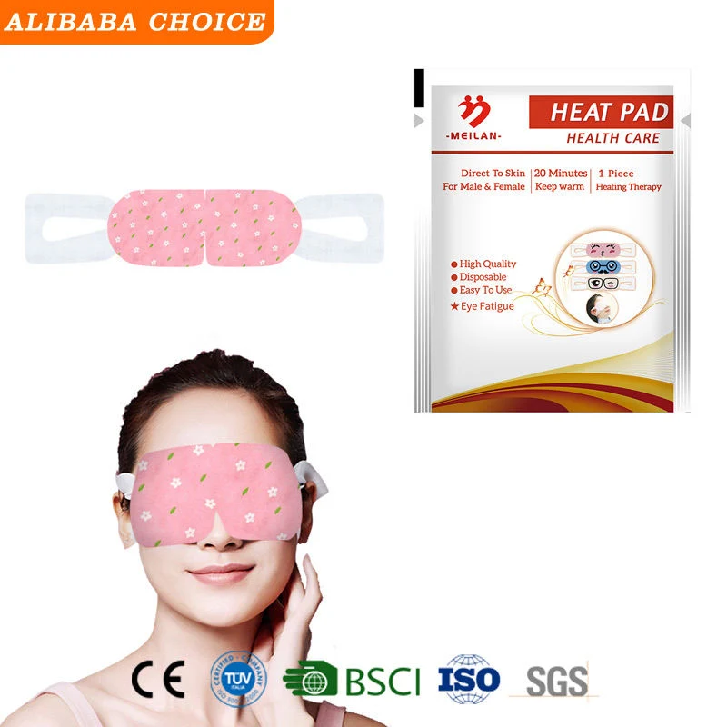 OEM Private Label Anti Dark Circle Steam Relaxing Eye Mask Instant