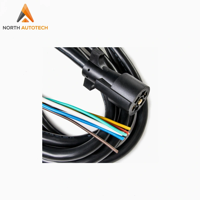 Cable de cable de enchufe de remolque de 7 vías para RV - 16ft Largo