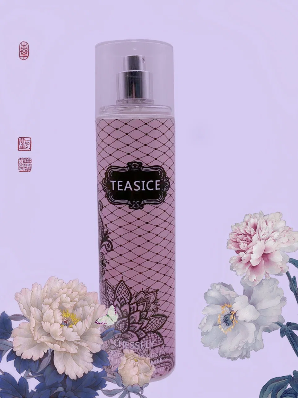 236ml Parfum femme Body Mist noir Teasice Temptaion Fragrance 24 heures