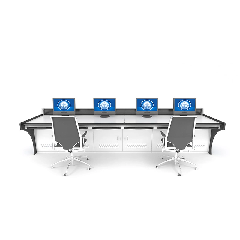 Control Room Applicable Monitoring Table Multiple Monitors Computer Desk Steel Powder Coated Computer Table