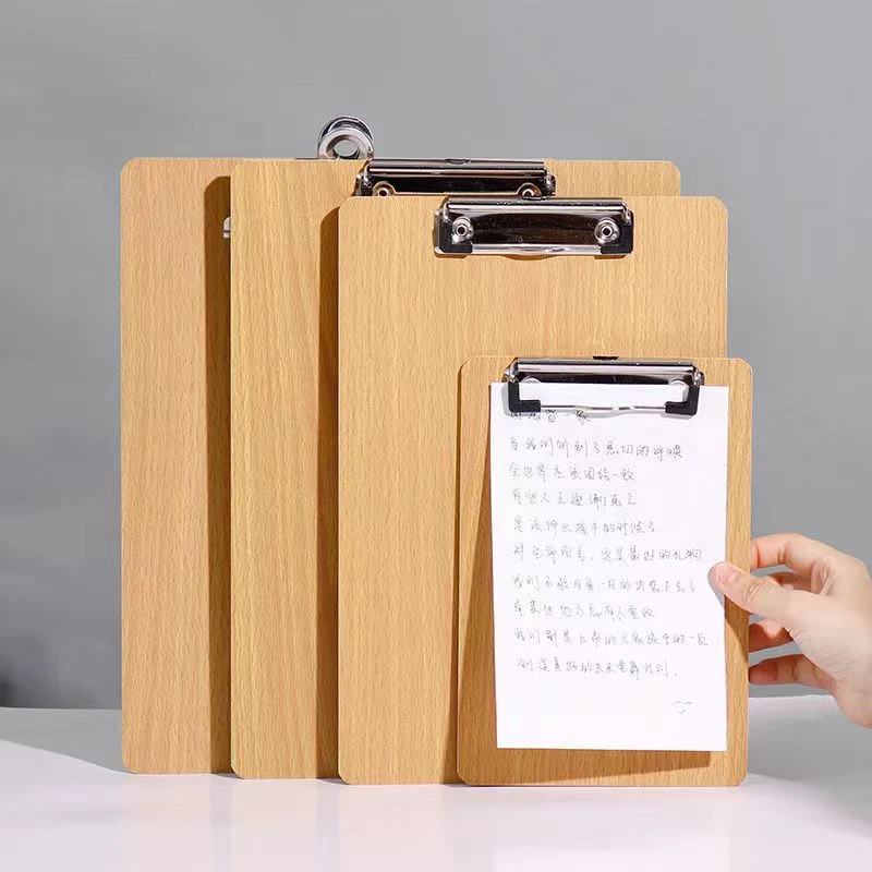 Standard Letter Size Clipboard with Low Profile Gold Clip Designed for Classroom School and Office Use