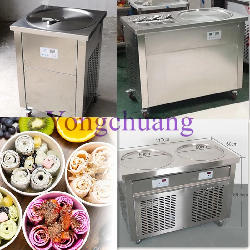 Factory Directly Sales Cold Stone Marble Slab Fried Ice Machine