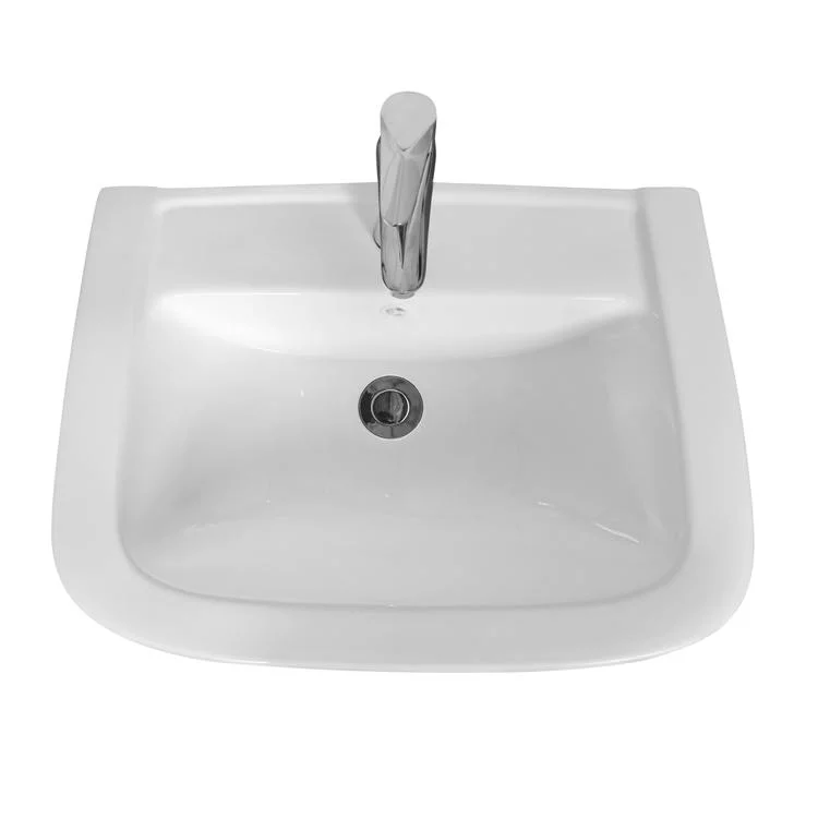 Hot Sale Single Hole Ceramic Sanitary Ware Pedestal Basin