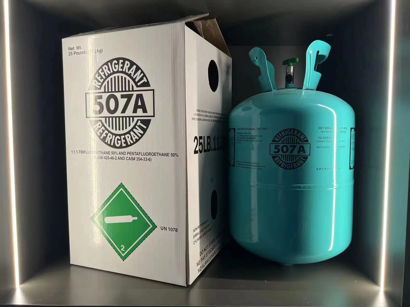 Gas refrigerante R507A de alta calidad