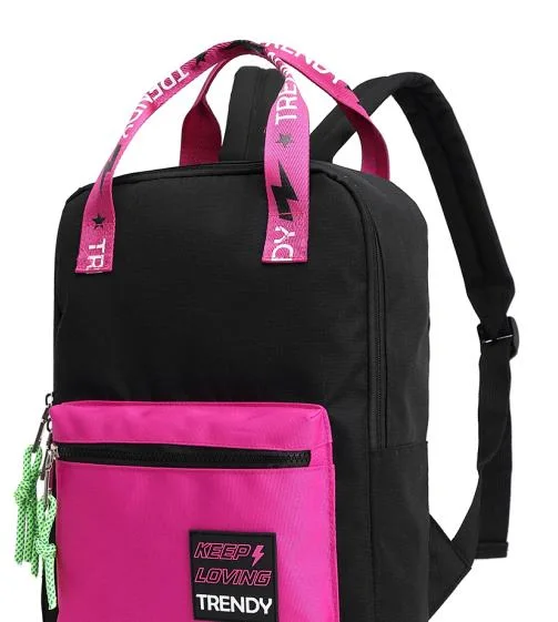 Classical Style School Bag Daypack Sports Rucksack Gym Travel Backpack