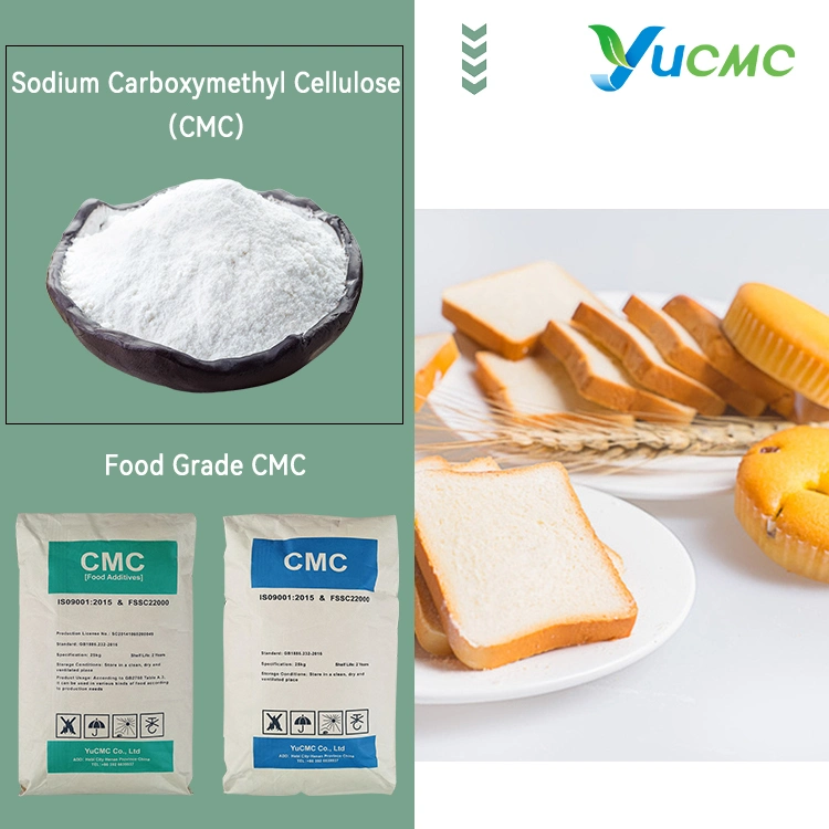 Yucmc Carboxy Methyl Additive Manufacturer Degree of Substitution in Food Grade Powder Sodium Carboxymethyl Cellulose CMC