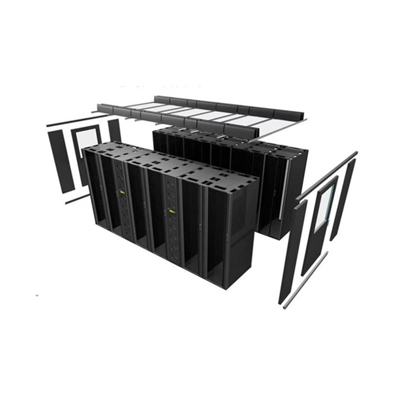 42u Colocation Server Rack Micro Data Center Solution Cold Aisle Containment