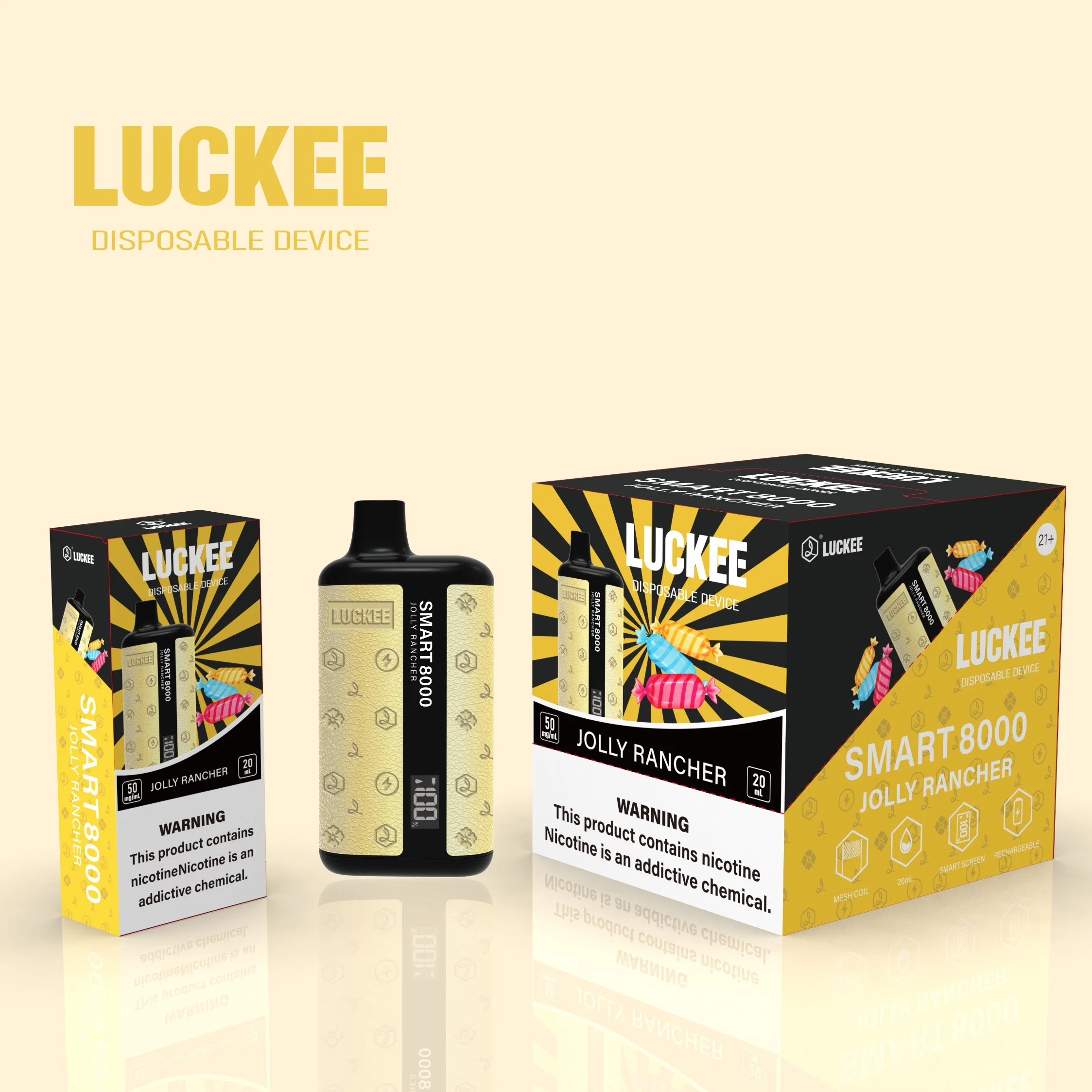 Cigarette Ellectronic la vente en gros Lastet 8000 bouffées 9000 inhalations bon prix Vape stylo jetable OEM de personnalisation