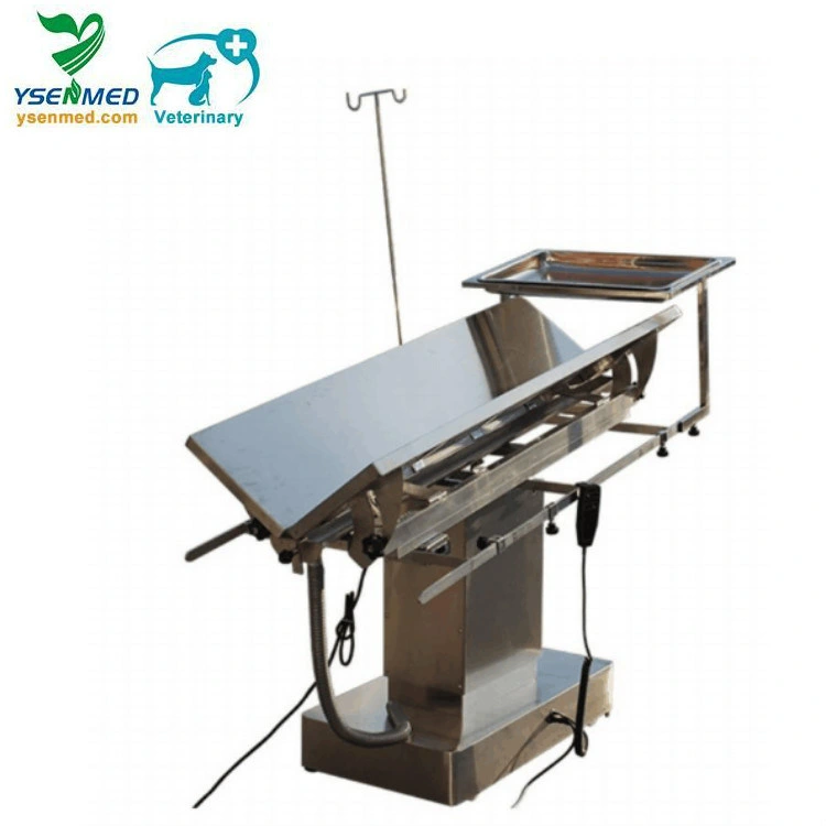 Veterinary Equipment Stainless Steel Operating Bed Electric Pet Surgery Table