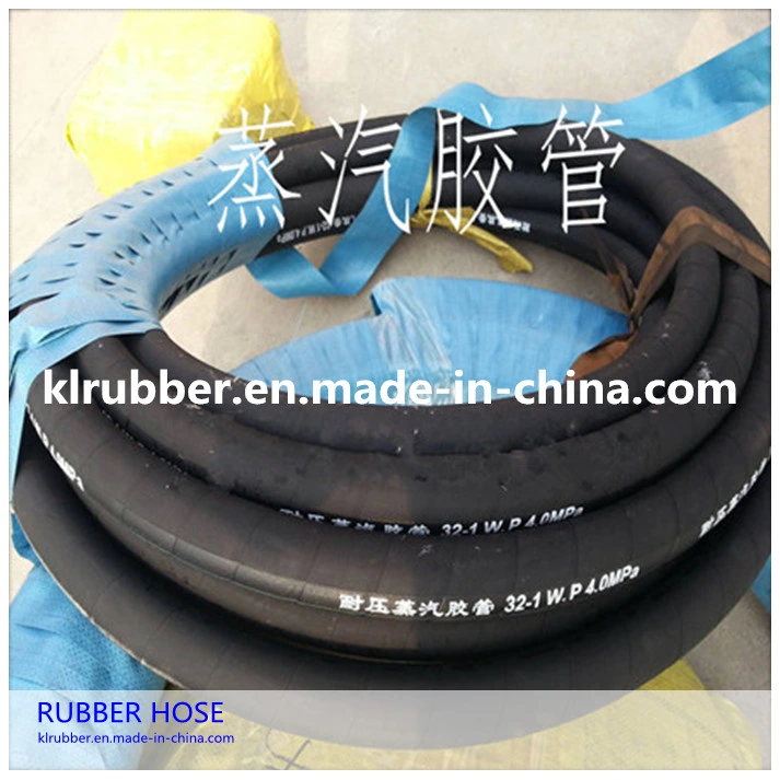 High Temperature Steel Wire Braided Reinforced Flexible Synthetic Rubber Steam Hose Pipe