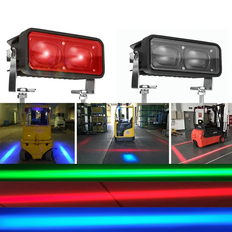 Forklift Parts 80V LED Red Green Blue Line Zone Safety Warning Light