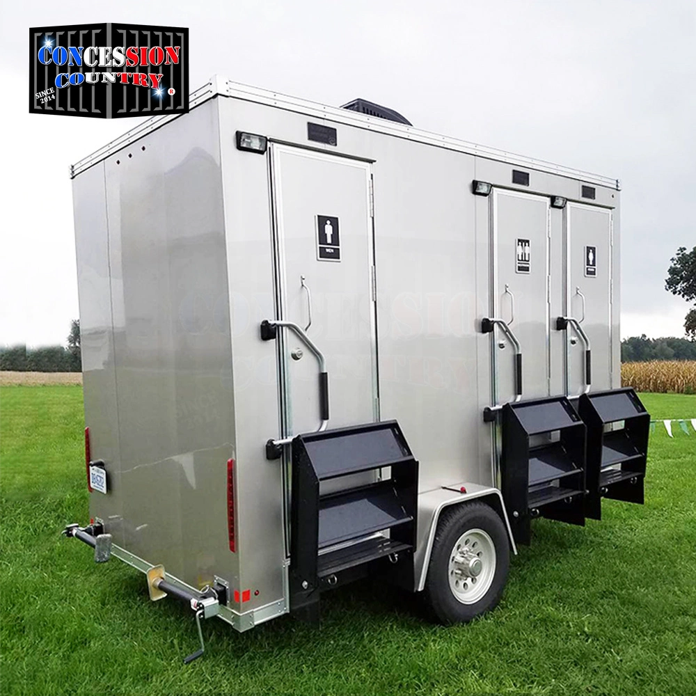 Portable Bathroom Customized Station Shower Rooms Outdoor Camping Mobile Toilet Trailer