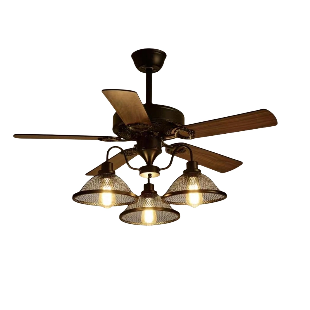 Elegant and Luxurious Style Pure Copper Motor High quality/High cost performance  Fan Light