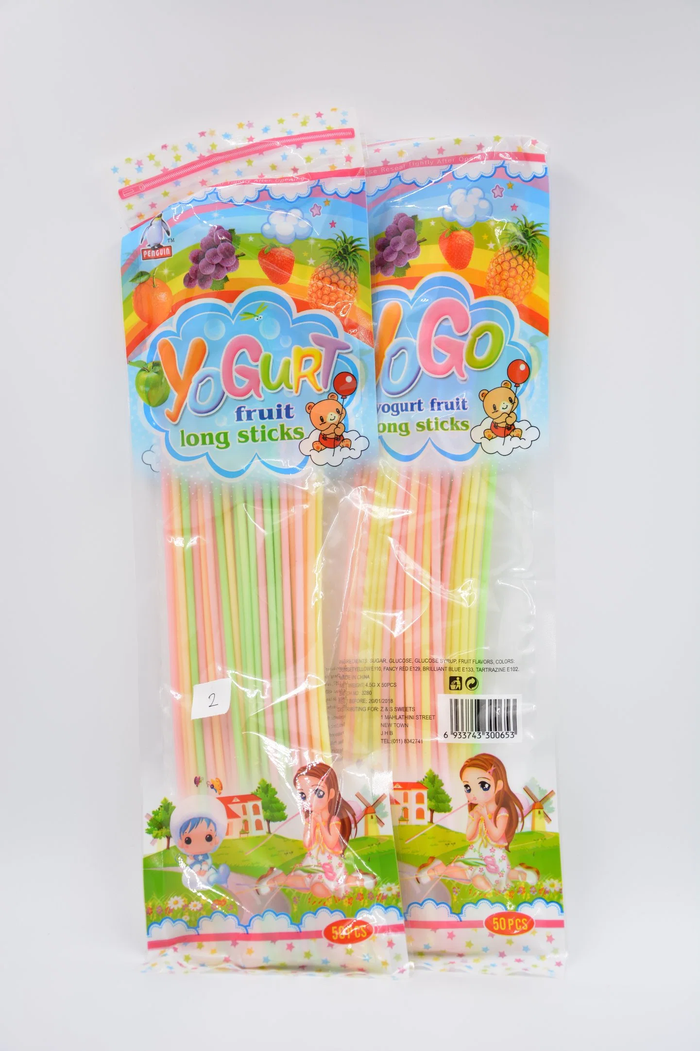 Muito Halal Leite Frutas Cc Stick