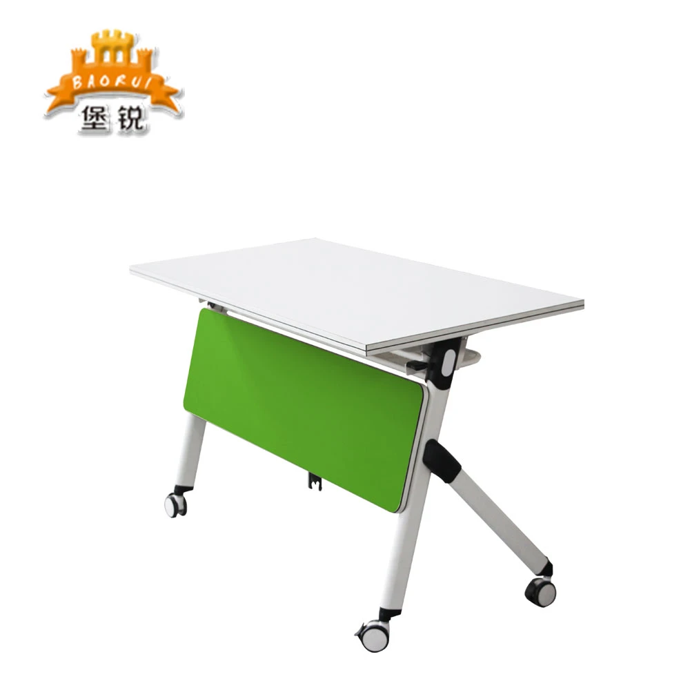 Wholesale/Supplier Green White Training Room Desk with Castor